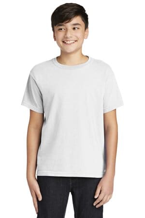 WHITE 9018 comfort colors youth heavyweight ring spun tee