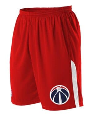 WASHINGTON WIZARDS Alleson athletic A205LY youth nba logo'd game shorts
