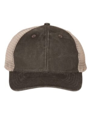 BLACK/ TEA Outdoor cap PNY100M ponytail mesh-back cap