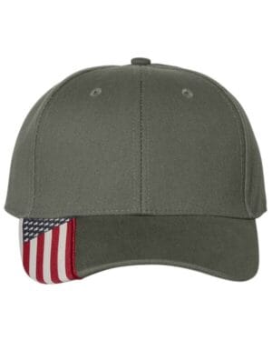 OLIVE Outdoor cap USA300 american flag cap