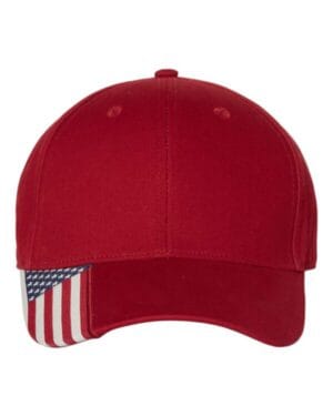 RED Outdoor cap USA300 american flag cap