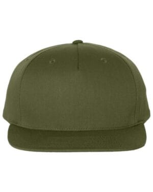 ARMY OLIVE Richardson 255 pinch front twill back trucker cap