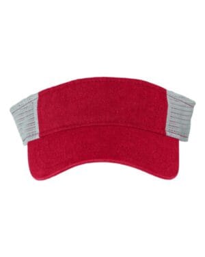 RED/ STONE Sportsman SP540 pigment-dyed trucker visor