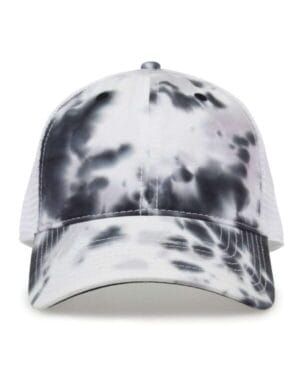 GREYSCALE The game GB470 lido tie-dyed trucker cap
