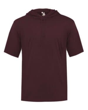 Badger 4123 b-core hooded t-shirt
