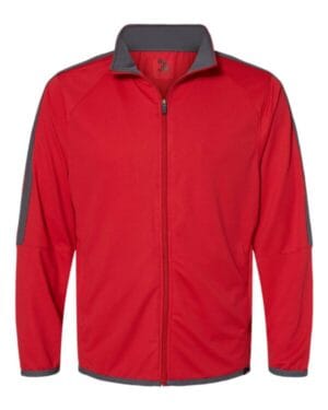 RED/ GRAPHITE Badger 7721 blitz outer-core jacket
