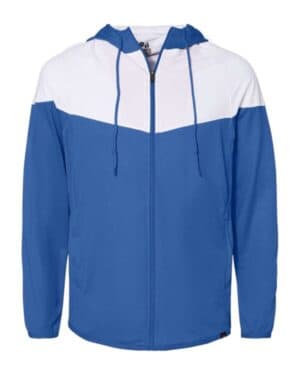 ROYAL/ WHITE Badger 7722 spirit outer-core jacket
