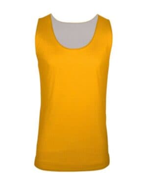 GOLD/ WHITE C2 sport 5729 reversible mesh tank