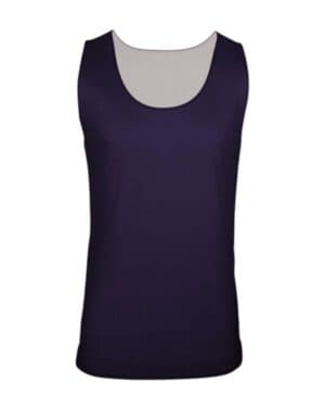PURPLE/ WHITE C2 sport 5729 reversible mesh tank
