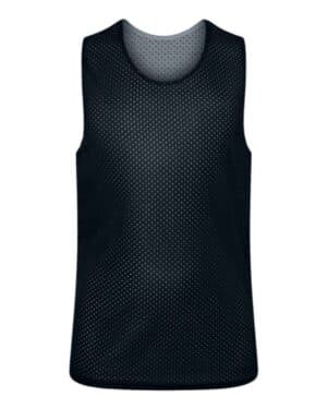 BLACK/ WHITE C2 sport 5228 youth reversible mesh tank
