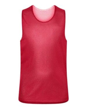 RED/ WHITE C2 sport 5228 youth reversible mesh tank