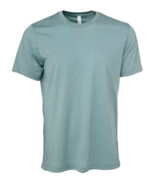 HEATHER BLUE LAGOON Bella canvas 3001CVC cvc jersey tee