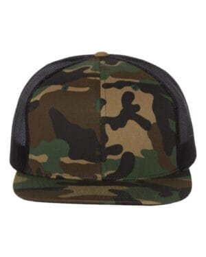 Richardson 511 wool blend flat bill trucker cap