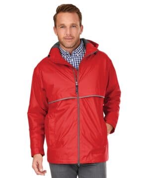 RED Charles river 9199CR men's new englander rain jacket