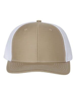 KHAKI/ WHITE Richardson 312 twill back trucker cap