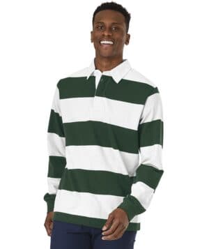 FOREST/WHITE Charles river 9278CR classic rugby shirt