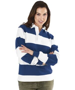 ROYAL/WHITE Charles river 9278CR classic rugby shirt