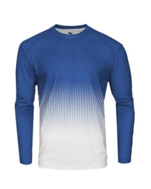 Badger 2224 youth hex 20 long sleeve t-shirt