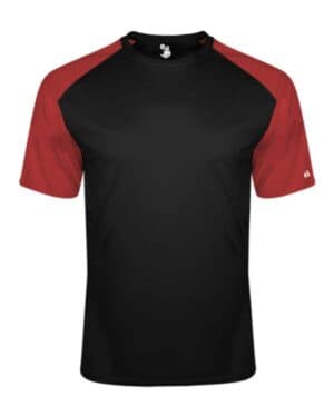BLACK/ RED Badger 2230 youth breakout t-shirt