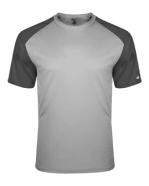 SILVER/ GRAPHITE Badger 2230 youth breakout t-shirt