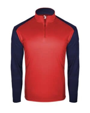 Badger 2231 youth breakout quarter-zip pullover