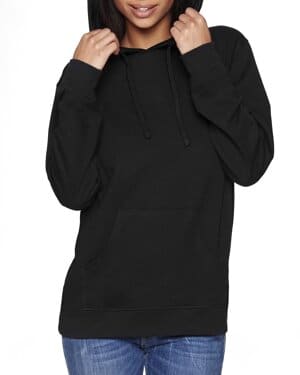 BLACK/ BLACK 9301 unisex laguna french terry pullover hooded sweatshirt