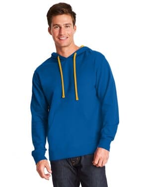 ROYAL/ GOLD Next level apparel 9301 unisex french terry pullover hoodie