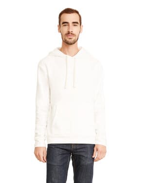 WHITE Next level apparel 9303 unisex santa cruz pullover hooded sweatshirt