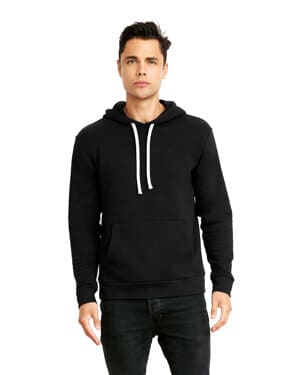 BLACK Next level apparel 9303 unisex santa cruz pullover hooded sweatshirt