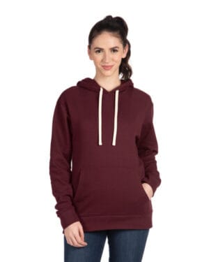OXBLOOD Next level apparel 9303 unisex santa cruz pullover hooded sweatshirt