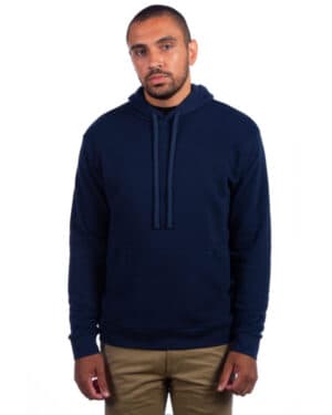 MIDNIGHT NAVY 9304 adult sueded french terry pullover sweatshirt