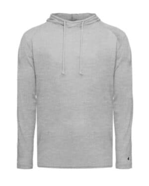 OXFORD 4905 tri-blend surplice hooded long sleeve t-shirt