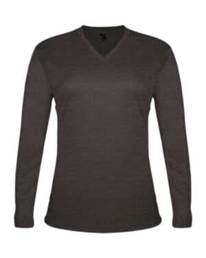Badger 4964 women's tri-blend long sleeve t-shirt