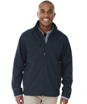 NAVY Charles river 9317CR men's axis soft shell jacket