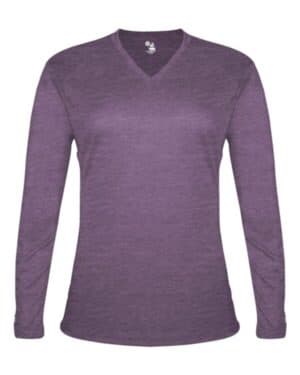 Badger 4964 women's tri-blend long sleeve t-shirt
