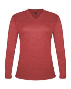 Badger 4964 women's tri-blend long sleeve t-shirt