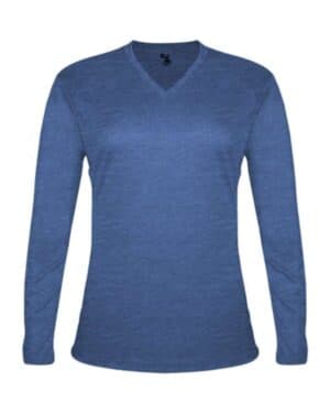 Badger 4964 women's tri-blend long sleeve t-shirt