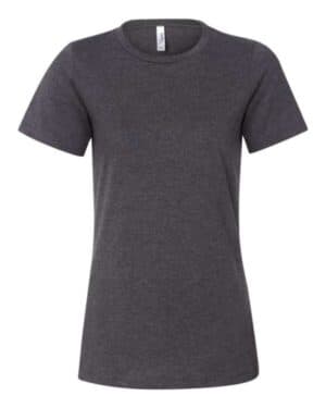 DARK GREY HEATHER Bella canvas 6400CVC womens relaxed fit heather cvc tee