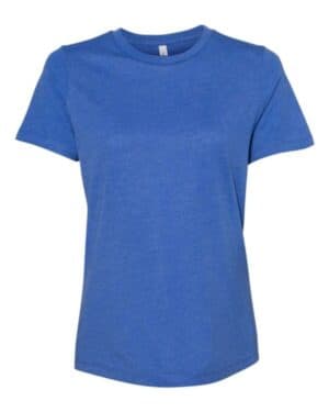 HEATHER TRUE ROYAL Bella canvas 6400CVC womens relaxed fit heather cvc tee