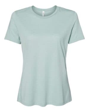 DUSTY BLUE TRIBLEND Bella canvas 6413 womens relaxed fit triblend tee