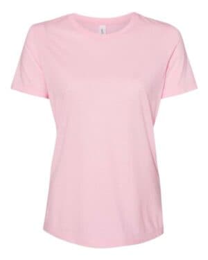PINK TRIBLEND Bella canvas 6413 womens relaxed fit triblend tee