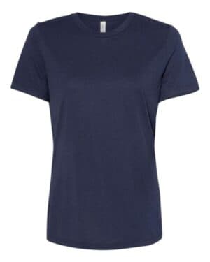 SOLID NAVY TRIBLEND Bella canvas 6413 womens relaxed fit triblend tee