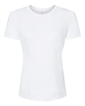 SOLID WHITE TRIBLEND Bella canvas 6413 womens relaxed fit triblend tee