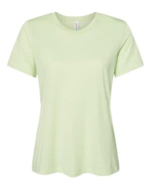 SPRING GREEN TRIBLEND Bella canvas 6413 womens relaxed fit triblend tee