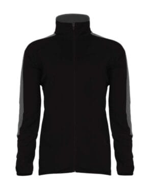 BLACK/ GRAPHITE Badger 7921 women's blitz outer-core jacket