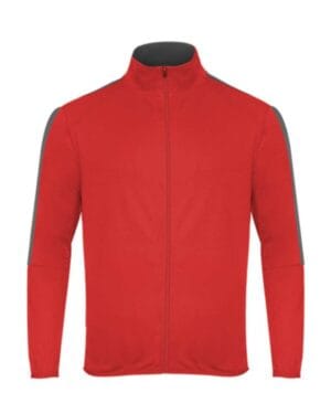 RED/ GRAPHITE Badger 2721 youth blitz outer-core jacket