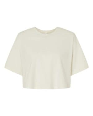 VINTAGE WHITE Bella canvas 6482 women's jersey crop tee