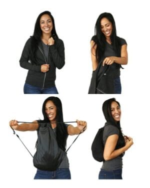 BLACK Quikflip MAFZH-R1 2-in-1 hero hoodie classic full-zip