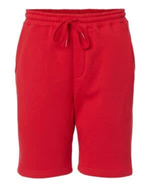 RED Independent trading co IND20SRT midweight fleece shorts