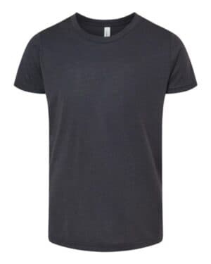 SOLID DARK GREY TRIBLEND Bella canvas 3413Y youth triblend tee